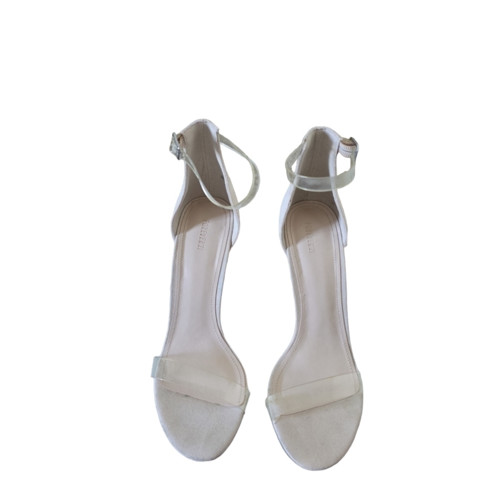 Nude Barely There Heels - Picture 2 of 3